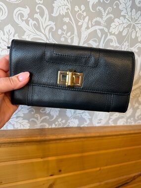 Tignanello Black Leather Wallet